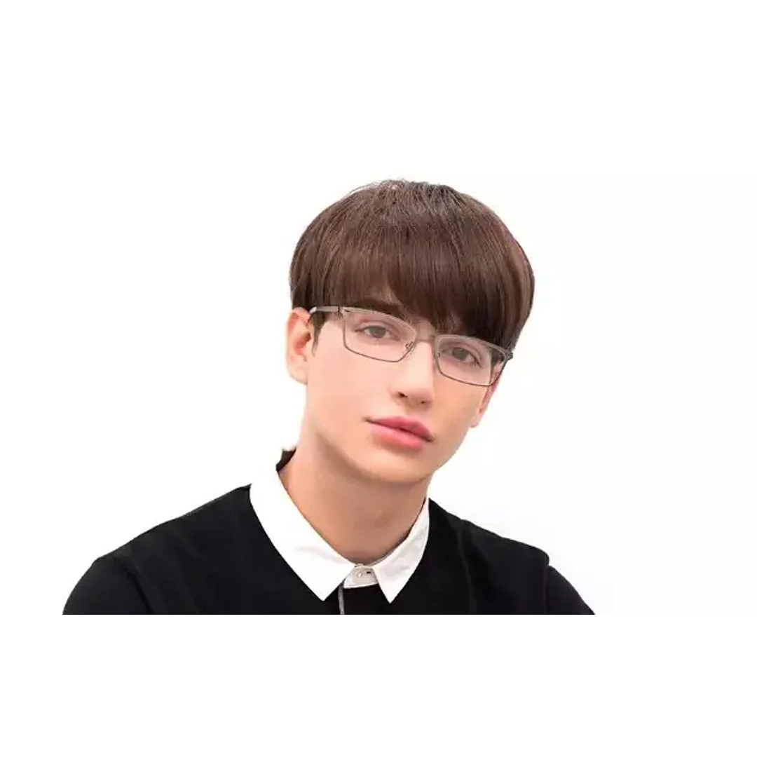 OWNDAYS | AIR MATTE BLACK Full Rim Rectangle left side